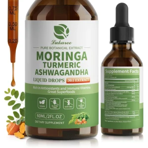 Organic Moringa Drops with Ashwagandha Turmeric